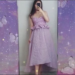 Zara set of limited edition voluminous organza skirt set with matching top